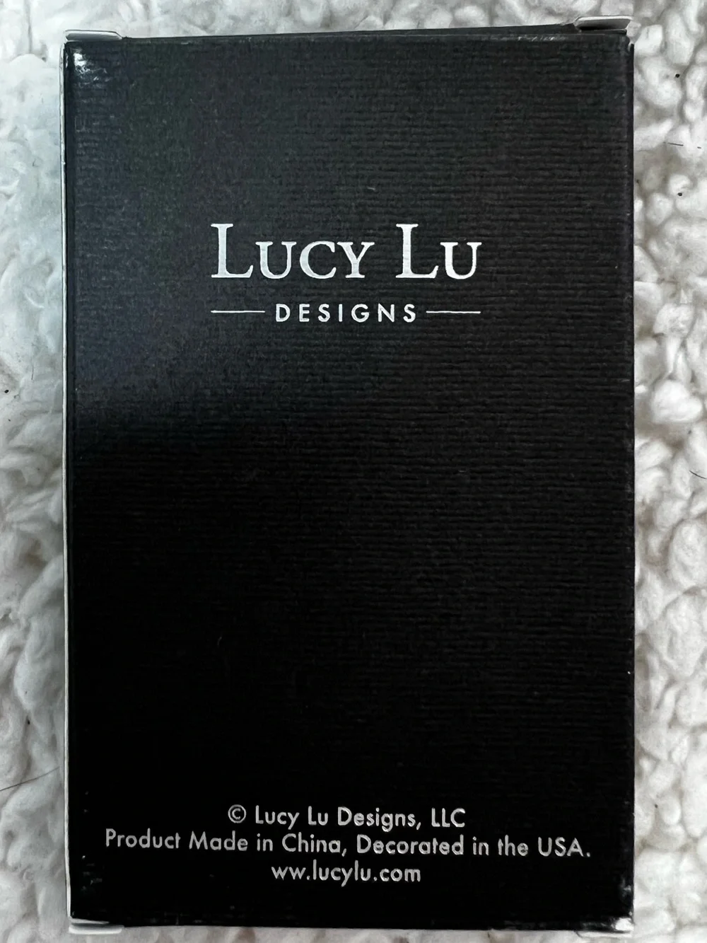 Lucy Lu Designs Owl Stainless Business Card Case